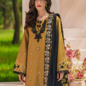 RR Luxury Lawn Khaki Colour