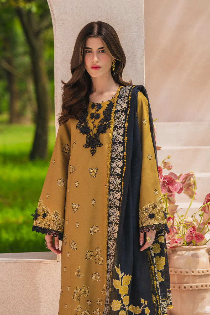 RR Luxury Lawn Khaki Colour RR Luxury Lawn Khaki Colour